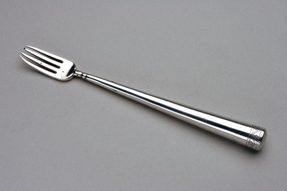 Rare Cape Silver tubular handled Konfyt fork